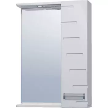 Зеркало-шкаф VIGO Diana 500 правый, с подсветкой, белый (2000170716129)