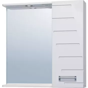 Зеркало-шкаф VIGO Diana 700 правый, с подсветкой, белый (2000170716167)
