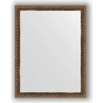 Зеркало в багетной раме Evoform Definite 34x44 см, витая бронза 26 мм (BY 1339)
