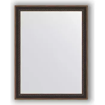 Зеркало в багетной раме Evoform Definite 35x45 см, витой махагон 28 мм (BY 1328)