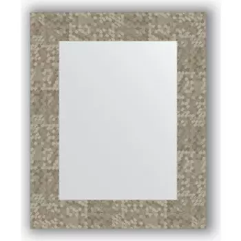 Зеркало в багетной раме Evoform Definite 43x53 см, соты титан 70 мм (BY 3020)