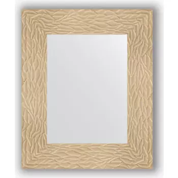 Зеркало в багетной раме Evoform Definite 46x56 см, золотые дюны 90 мм (BY 3021)