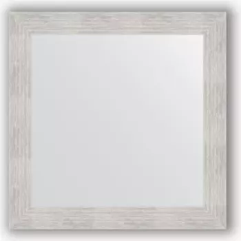 Зеркало в багетной раме Evoform Definite 66x66 см, серебреный дождь 70 мм (BY 3144)
