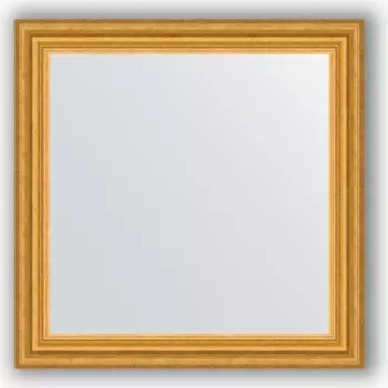 Зеркало в багетной раме Evoform Definite 66x66 см, состаренное золото 67 мм (BY 0786)