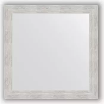 Зеркало в багетной раме Evoform Definite 76x76 см, серебреный дождь 70 мм (BY 3240)