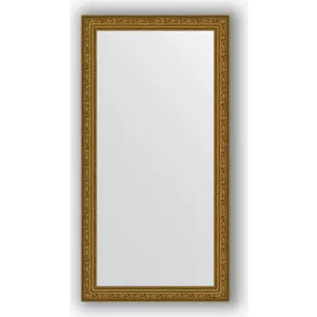 Зеркало в багетной раме поворотное Evoform Definite 54x104 см, виньетка состаренное золото 56 мм (BY 3071)