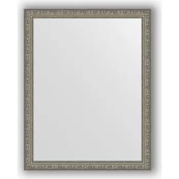 Зеркало в багетной раме поворотное Evoform Definite 74x94 см, виньетка состаренное серебро 56 мм (BY 3264)