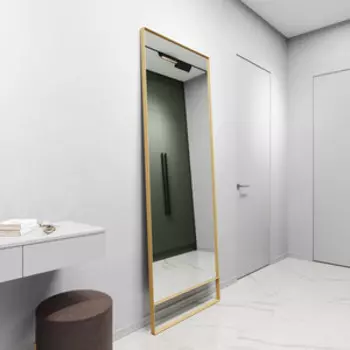 Зеркало в раме Genglass Halfeo slim leg gold XL GGM-15-1-3 золотой