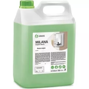 Жидкое мыло GRASS ''Milana'' алоэ вера, 5л