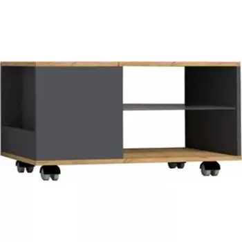 Журнальный стол Глазов мебель CROWN 16 МЦН графит дуб золотистый