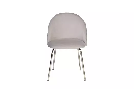 30c-301-1s gre стул велюр серый, хром. ножки 50*53*77см (garda decor) серый