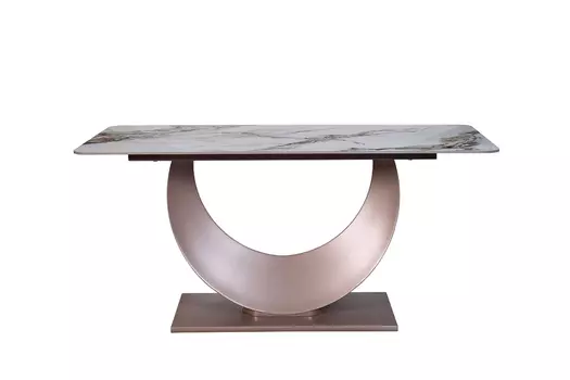 76ar-7838-stol/ob стол обеденный иск.камень белый 180*90*76см (garda decor) белый