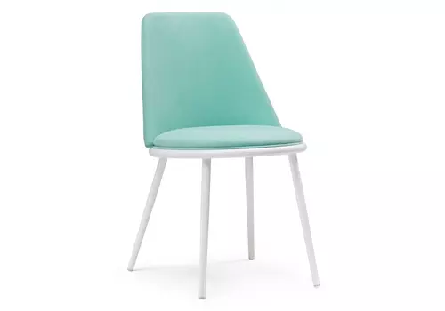 Алдис катания лагун / белый матовый (woodville) голубой