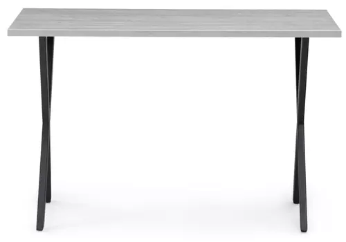 Алеста лофт 120 25 мм бетон / черный матовый (woodville) серый