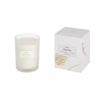 Ароматическая свеча cocktail (la forma) белый 11 см.