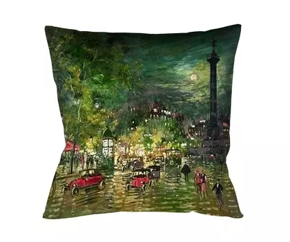 Арт-подушка «бастилия» (object desire) мультиколор 45x45 см.