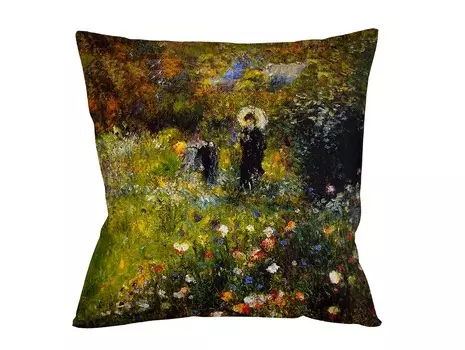 Арт-подушка «летний пейзаж» (object desire) мультиколор 45x45 см.
