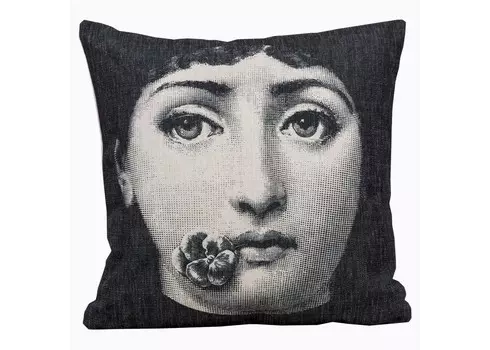 Арт-подушка лина , версия комплимент (object desire) черный 45.0x15.0x15 см.