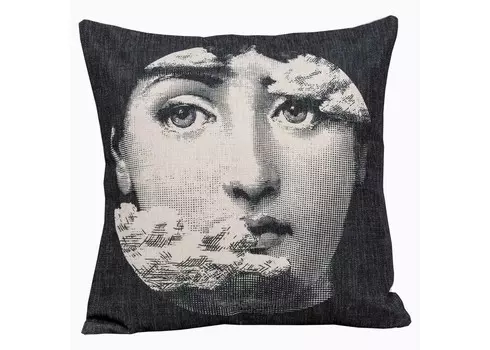 Арт-подушка лина , версия седьмое небо (object desire) черный 45.0x15.0x15 см.