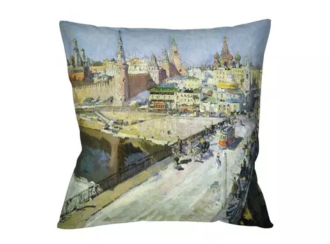 Арт-подушка «москворецкий мост» (object desire) мультиколор 45x45 см.