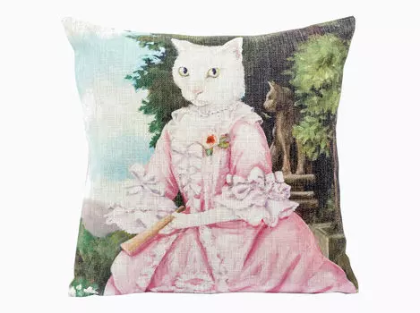 Арт-подушка «музейный экспонат», версия 35 (object desire) мультиколор 45.0x15.0x45 см.