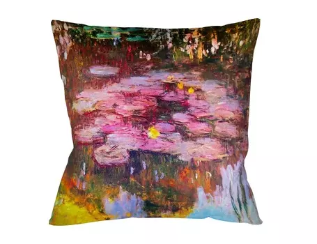 Арт-подушка «водяные лилии, 1917» (object desire) мультиколор 45x45 см.