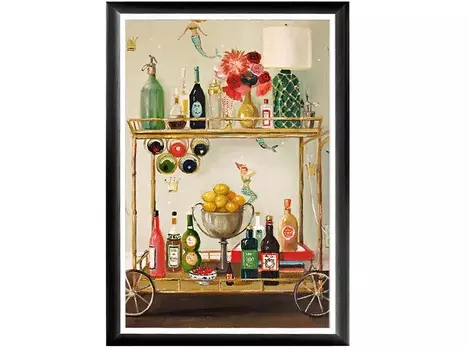 Арт-постер барменши (object desire) мультиколор 46.0x66.0x2.0 см.