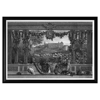 Арт-постер «блуа» (object desire) серый 66x45x2 см.