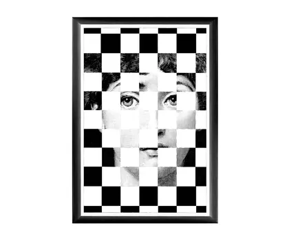 Арт-постер лина , версия эксельсиор (object desire) черный 46.0x66.0x2.0 см.