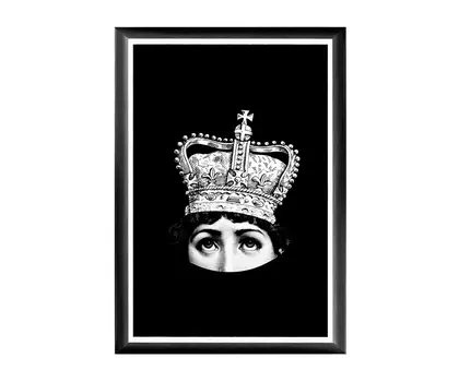 Арт-постер лина , версия империя (object desire) черный 46.0x66.0x2.0 см.