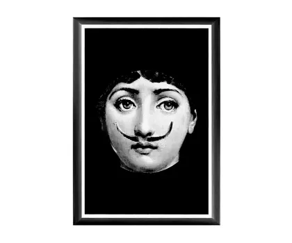 Арт-постер лина , версия сальвадор (object desire) черный 46.0x66.0x2.0 см.