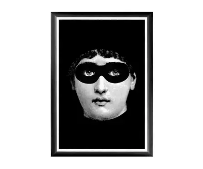 Арт-постер лина , версия зорро (object desire) черный 46.0x66.0x2.0 см.