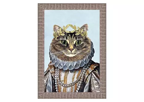 Арт-постер мисс кошка (object desire) мультиколор 50.0x70.0x4.0 см.