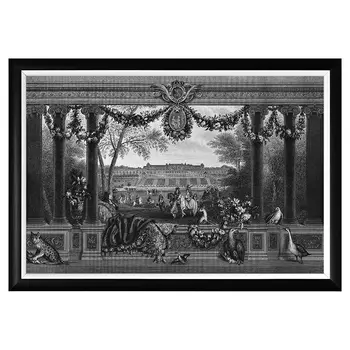 Арт-постер «сен-жермен» (object desire) серый 65x45x2 см.