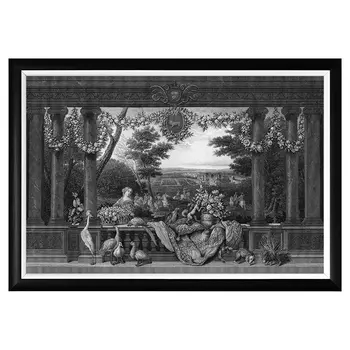 Арт-постер «венсен» (object desire) серый 66x45x2 см.