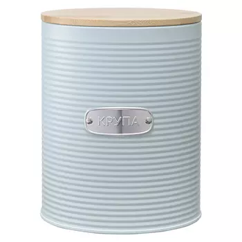 Банка для хранения irmel, 2,6 л, голубая (smart solutions) голубой