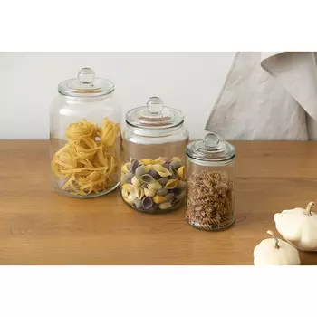 Банка для хранения стеклянная, 3 л (smart solutions) прозрачный