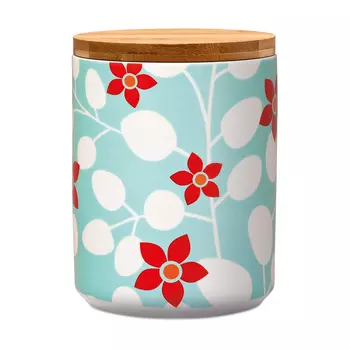 Банка фарфоровая remember (remember) голубой 16 см.