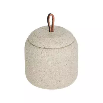 Банка с крышкой najilla beige jar (la forma) серый