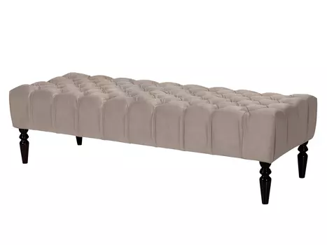 Банкетка бергамо (modern classic) серый 150.0x46.0x60.0 см.