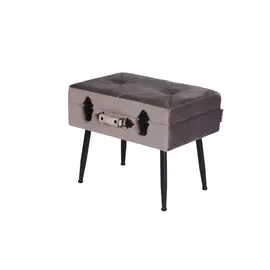 Банкетка bergen (my interno) серый 50x42x34 см.