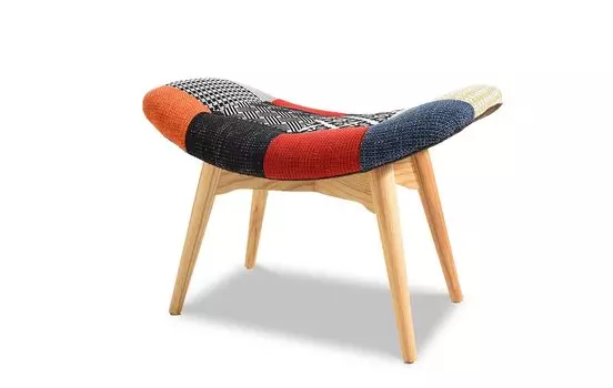 Банкетка dс-917f(p) лоскутный микс (esf) мультиколор 64.0x44.0x41.0 см.