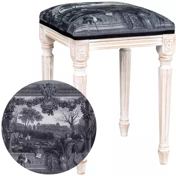 Банкетка «дворец монсо petit» (object desire) серый 34x47x34 см.