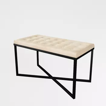 Банкетка (for miss) черный 84.0x47.0x42.0 см.