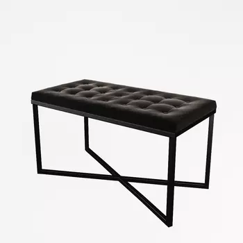 Банкетка (for miss) черный 84.0x47.0x42.0 см.