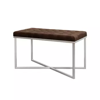 Банкетка (for miss) серебристый 84.0x47.0x42.0 см.