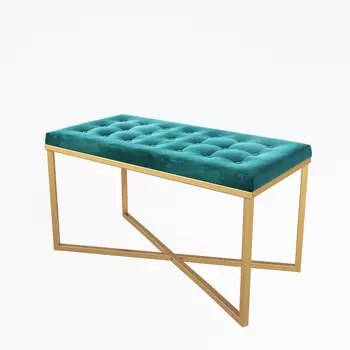 Банкетка (for miss) золотой 84.0x47.0x42.0 см.