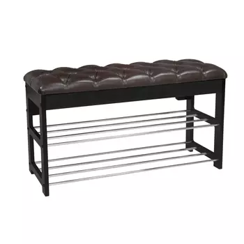 Банкетка грейс (leset) коричневый 78x47x30 см.