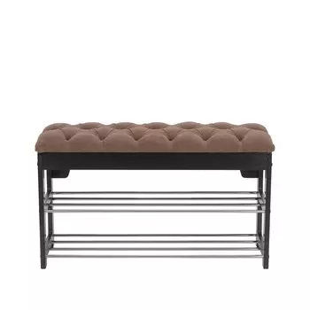 Банкетка грейс (leset) коричневый 78x47x30 см.