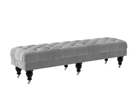 Банкетка jazz большая (ogogo) серый 159x42x45 см.